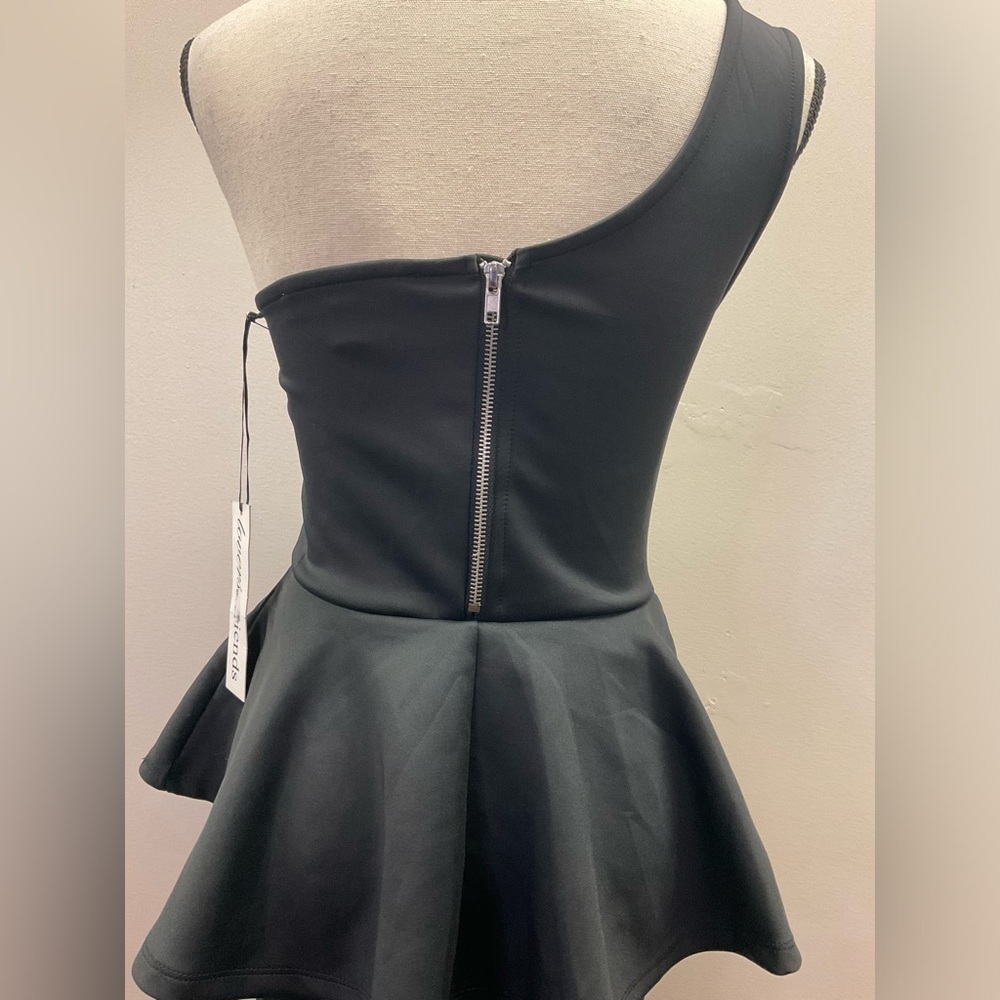 Lovers + Friends One Shoulder Peplum Dress - Picture 2 of 8